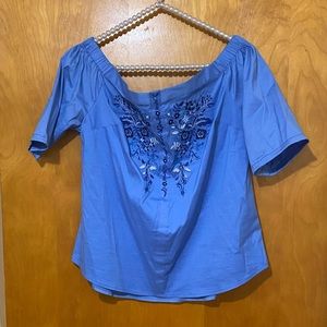 Express | Off the Shoulder Shirt